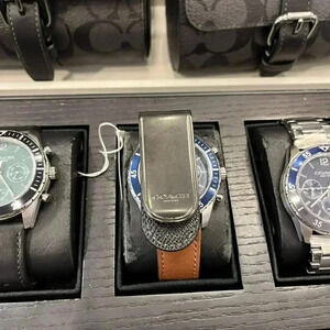 COACH MONEY CLIP CM180 QB/BK